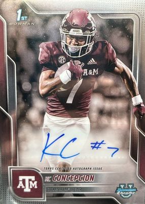 2025 Bowman Chrome University #BCA-KCO Prospect Auto (1st)