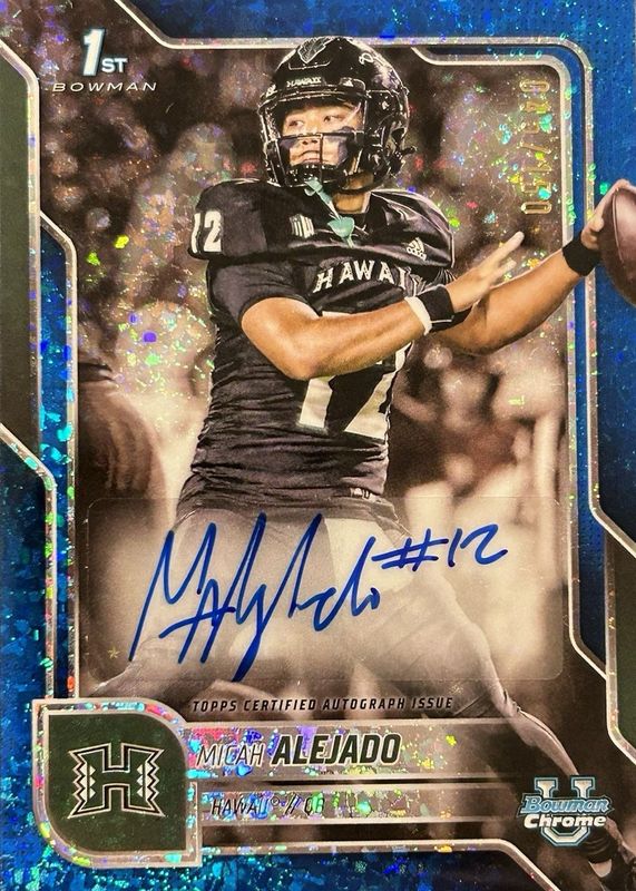 2025 Bowman Chrome University #BCA-MA Prospect Auto - Blue Mini-Diamond Refractor /150 (1st)