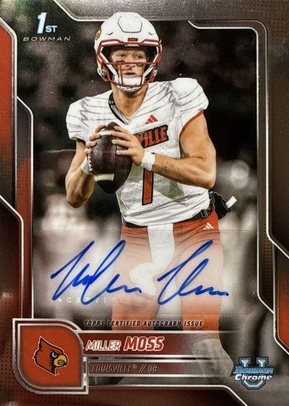 2025 Bowman Chrome University #BCA-MMO Prospect Auto (1st)