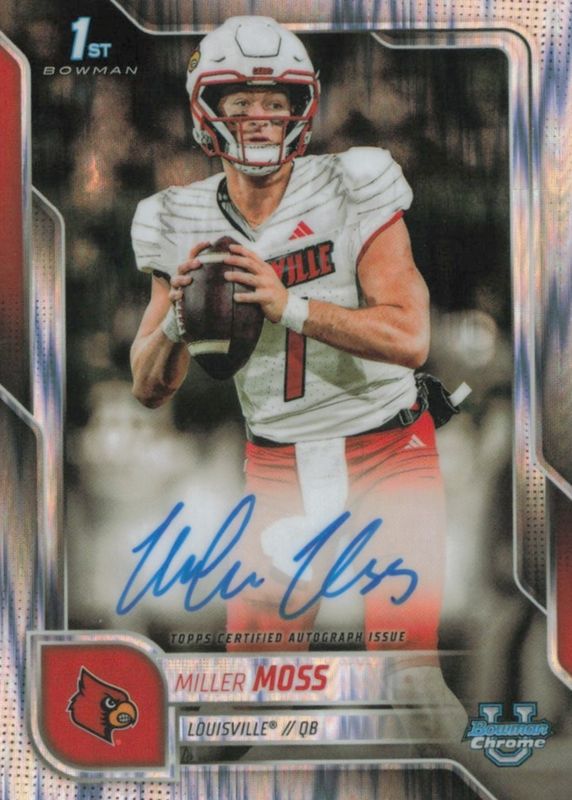 2025 Bowman Chrome University #BCA-MMO Prospect Auto - Stealth Refractor (1st)