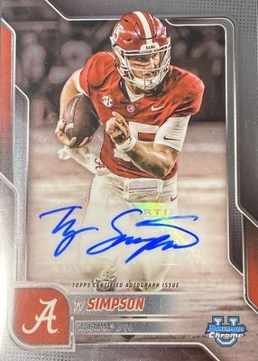 2025 Bowman Chrome University #BCA-TS Prospect Auto