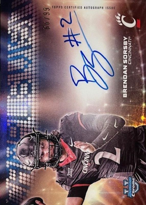 2025 Bowman Chrome University #CVA-BS Campus Visit Autographs /99