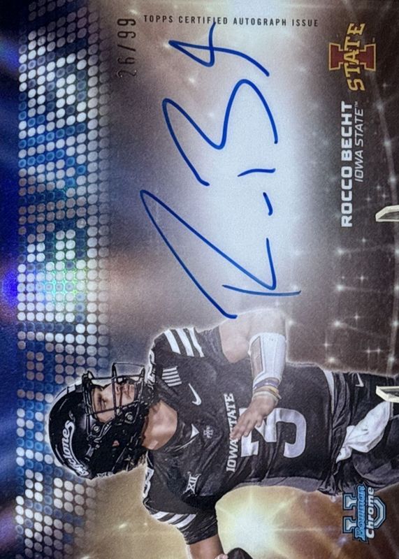 2025 Bowman Chrome University #CVA-RB Campus Visit Autographs /99