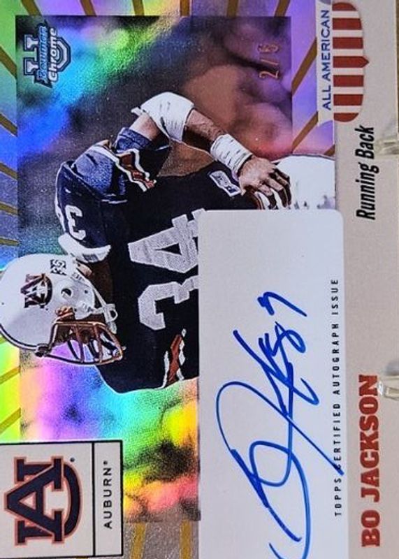 2025 Bowman Chrome University #55AA-BJ 1955 All-American Variation Autographs - Gold Refractor /5