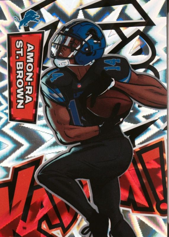 Amon-Ra St. Brown 2025 Absolute #19 Kaboom! Vertical /(SSP) Price