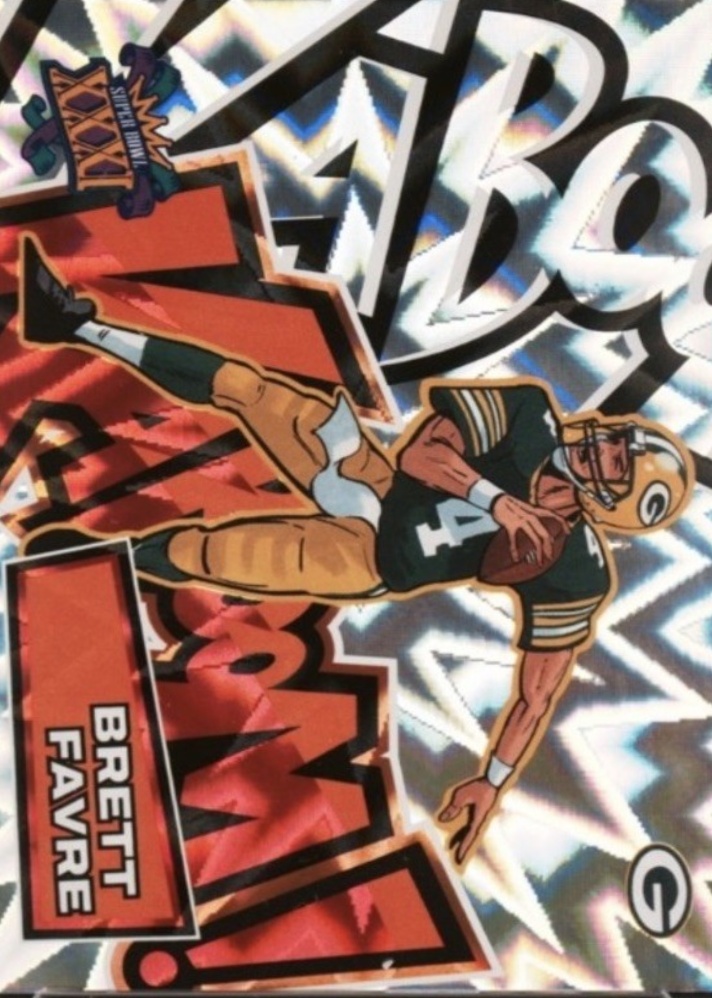 Brett Favre 2025 Absolute 4 Kaboom! Super Bowl Horizontal /(SSP)