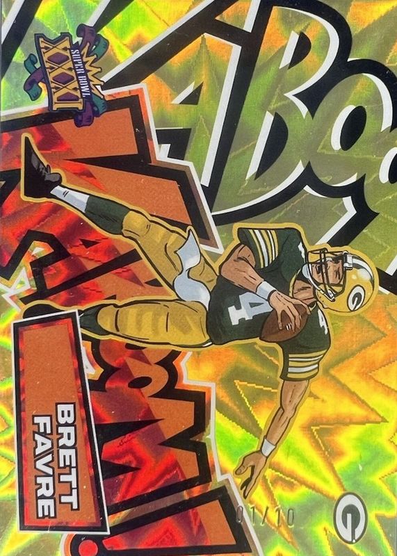 2025 Absolute #4 Kaboom! Super Bowl Horizontal - Gold /10