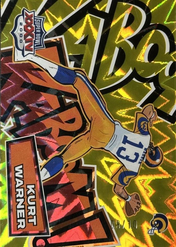 2025 Absolute #11 Kaboom! Super Bowl Horizontal - Gold /10