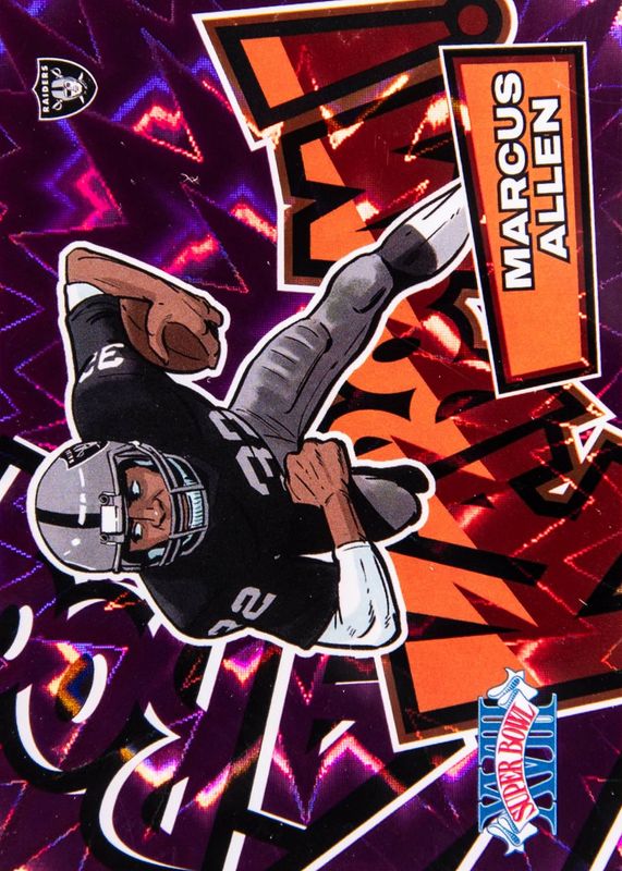 2025 Absolute #7 Kaboom! Super Bowl Horizontal - Purple /(SSP)