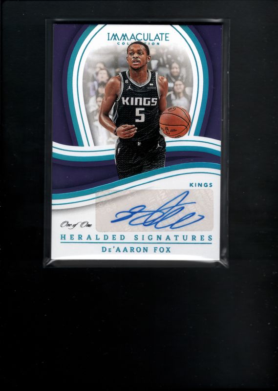 2017 Immaculate #HS-RFX Heralded Signatures - Platinum /1