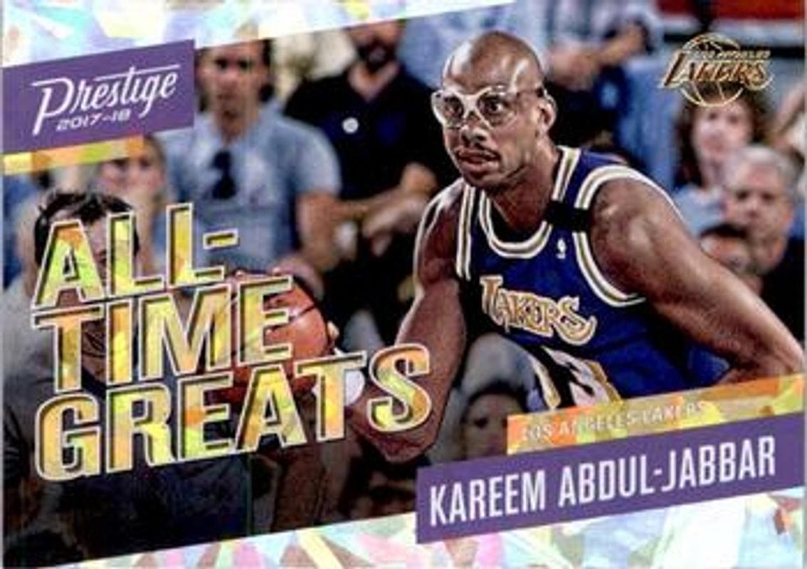 Kareem Abdul-Jabbar 2017 Prestige #11 All Time Greats - Crystal RAW