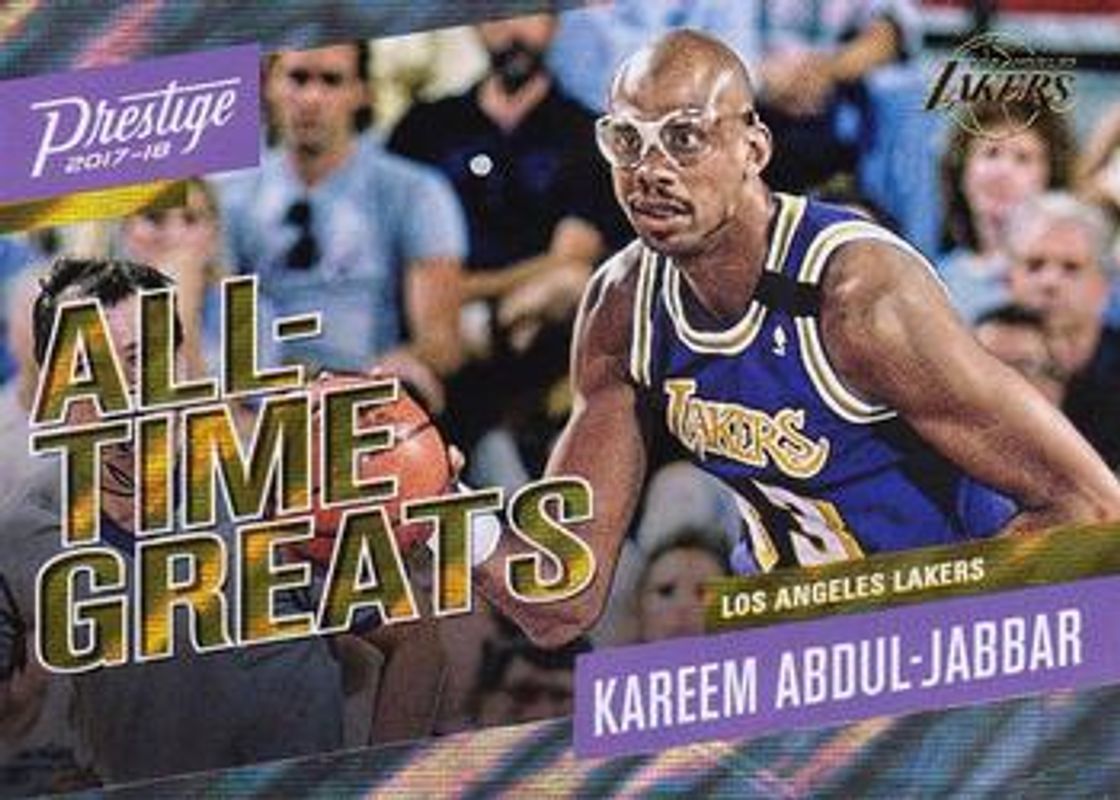 Kareem Abdul-Jabbar 2017 Prestige #11 All Time Greats - Mist RAW