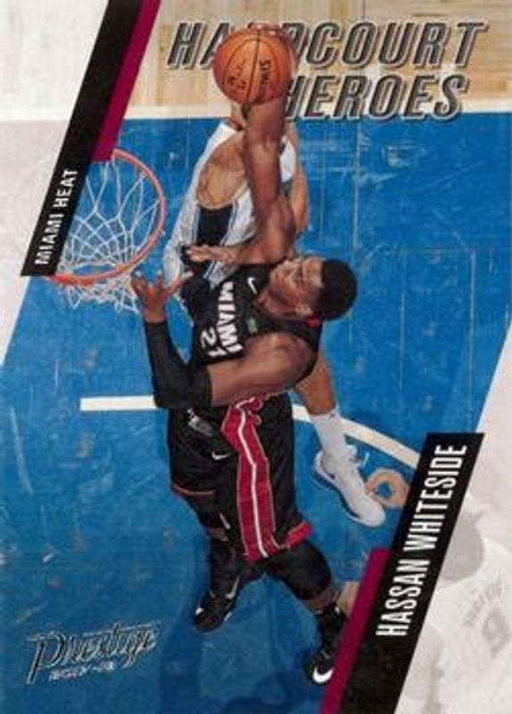 Hassan Whiteside 2017 Prestige #9 Hardcourt Heroes RAW