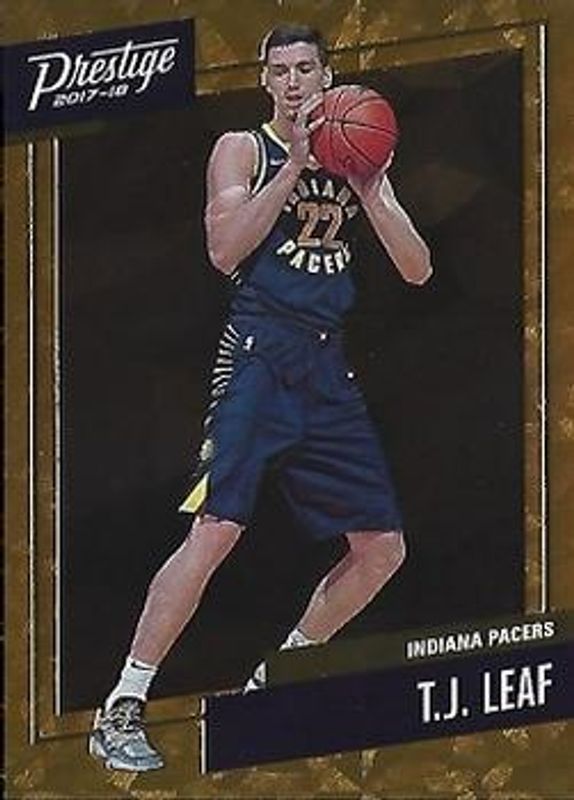 TJ Leaf 2017 Prestige #18 Micro Etch Rookies - Orange RAW