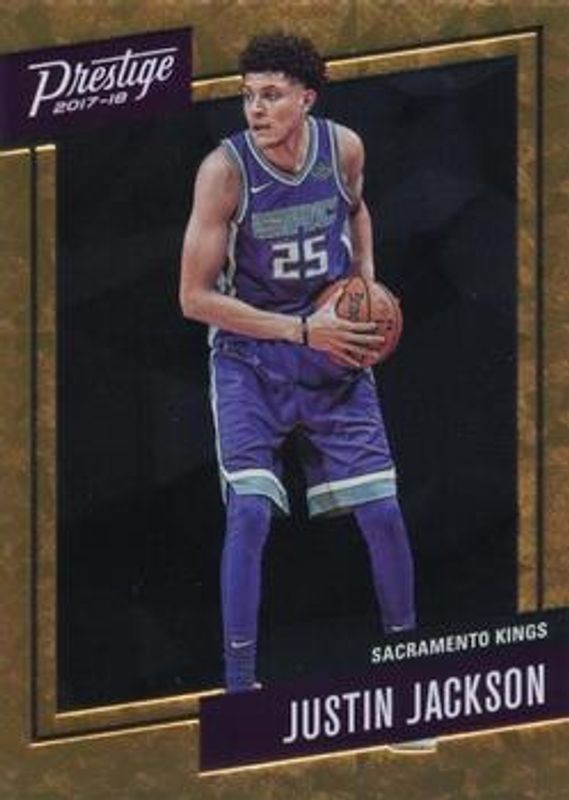 Justin Jackson 2017 Prestige #15 Micro Etch Rookies - Orange RAW