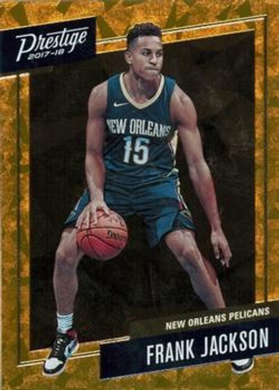 Frank Jackson (NBA) 2017 Prestige #30 Micro Etch Rookies - Orange RAW