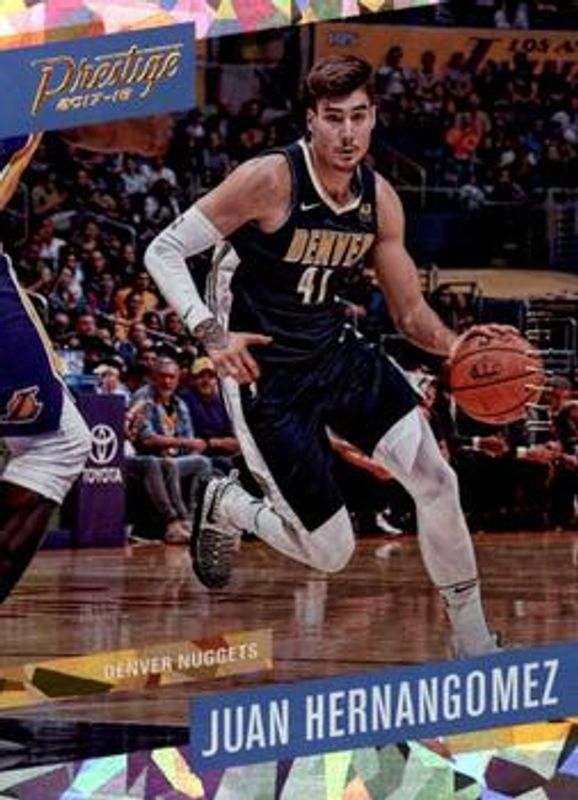 Juan Hernangomez 2017 Prestige #90 Crystal /199 RAW