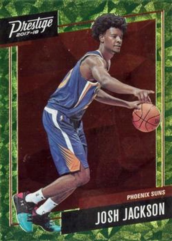 Josh Jackson 2017 Prestige #4 Micro Etch Rookies Bright - Green RAW
