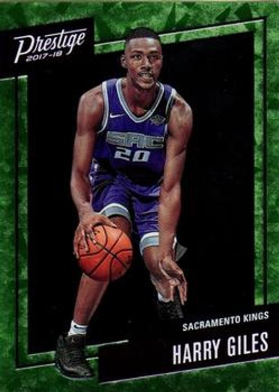 Harry Giles 2017 Prestige #20 Micro Etch Rookies Bright - Green RAW