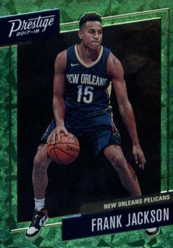 Frank Jackson (NBA) 2017 Prestige #30 Micro Etch Rookies Bright - Green RAW