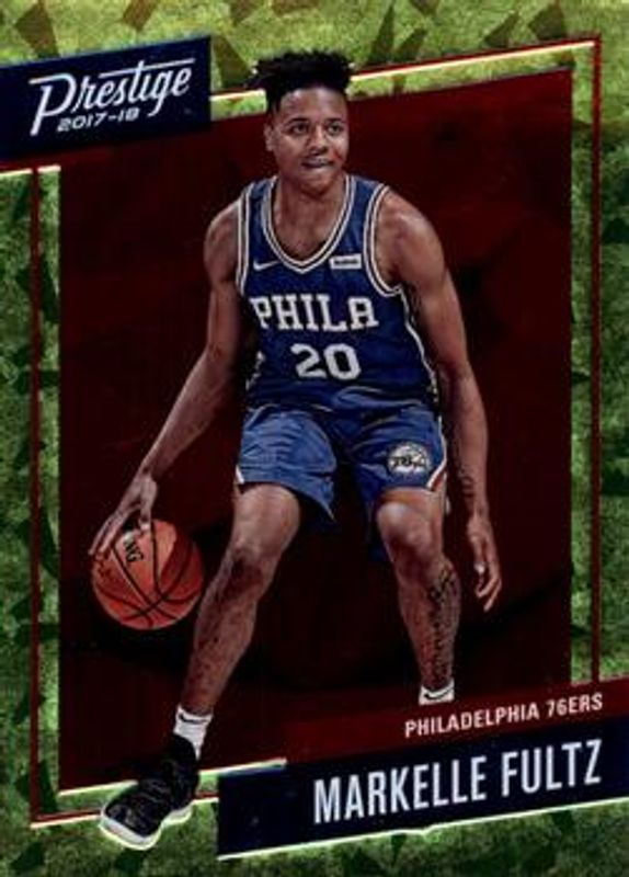 Markelle Fultz 2017 Prestige #1 Micro Etch Rookies Bright - Green RAW