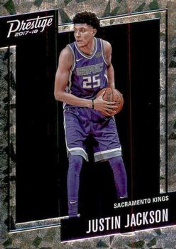 Justin Jackson 2017 Prestige #15 Micro Etch Rookies RAW