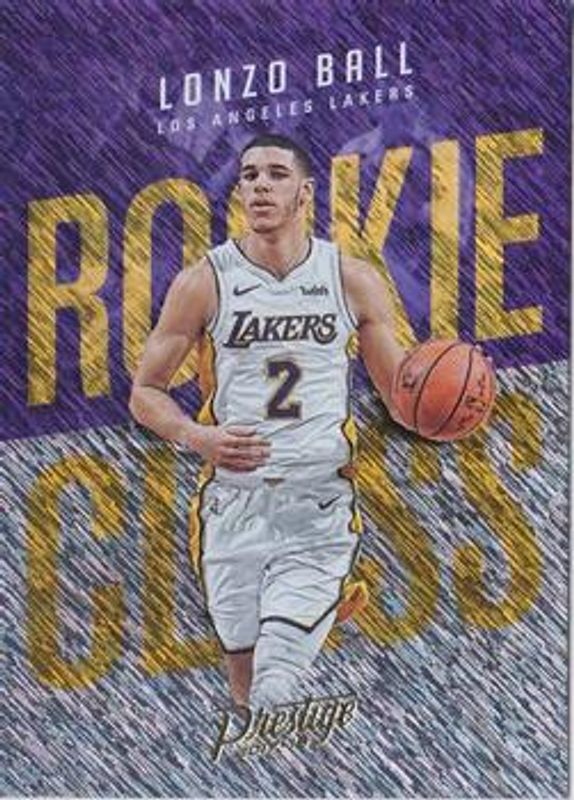 Lonzo Ball 2017 Prestige #2 Rookie Class - Rain RAW