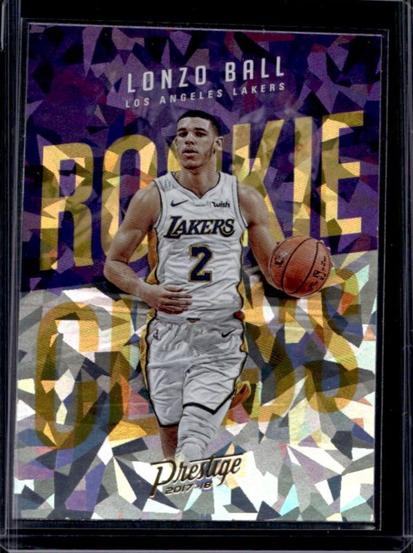 Lonzo Ball 2017 Prestige #2 Rookie Class - Crystal RAW