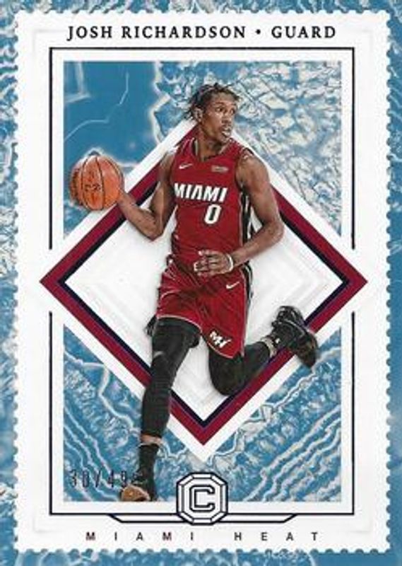 Josh Richardson 2017 Cornerstones #28 Quartz /49 RAW