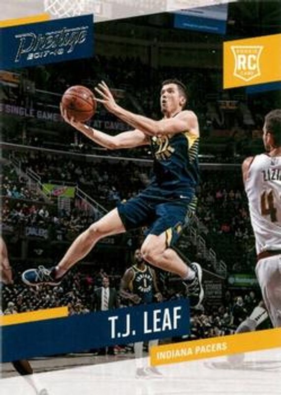 TJ Leaf 2017 Prestige #168 Base Rookie RAW