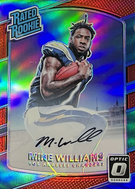 2017 Optic #174 Rated Rookie Autographs - Red /50