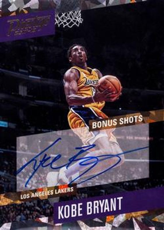 Kobe Bryant 2017 Prestige #70 Bonus Shots Signatures - Crystal RAW