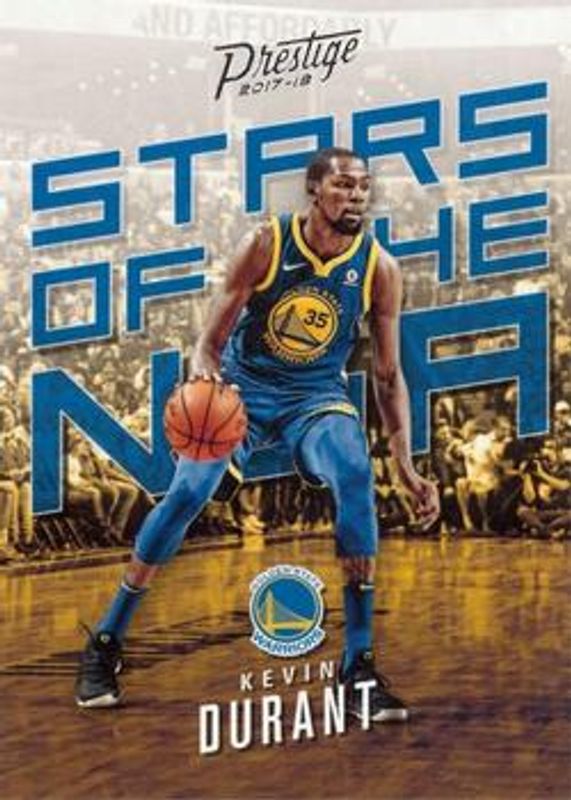 Kevin Durant 2017 Prestige #5 Stars of the NBA RAW