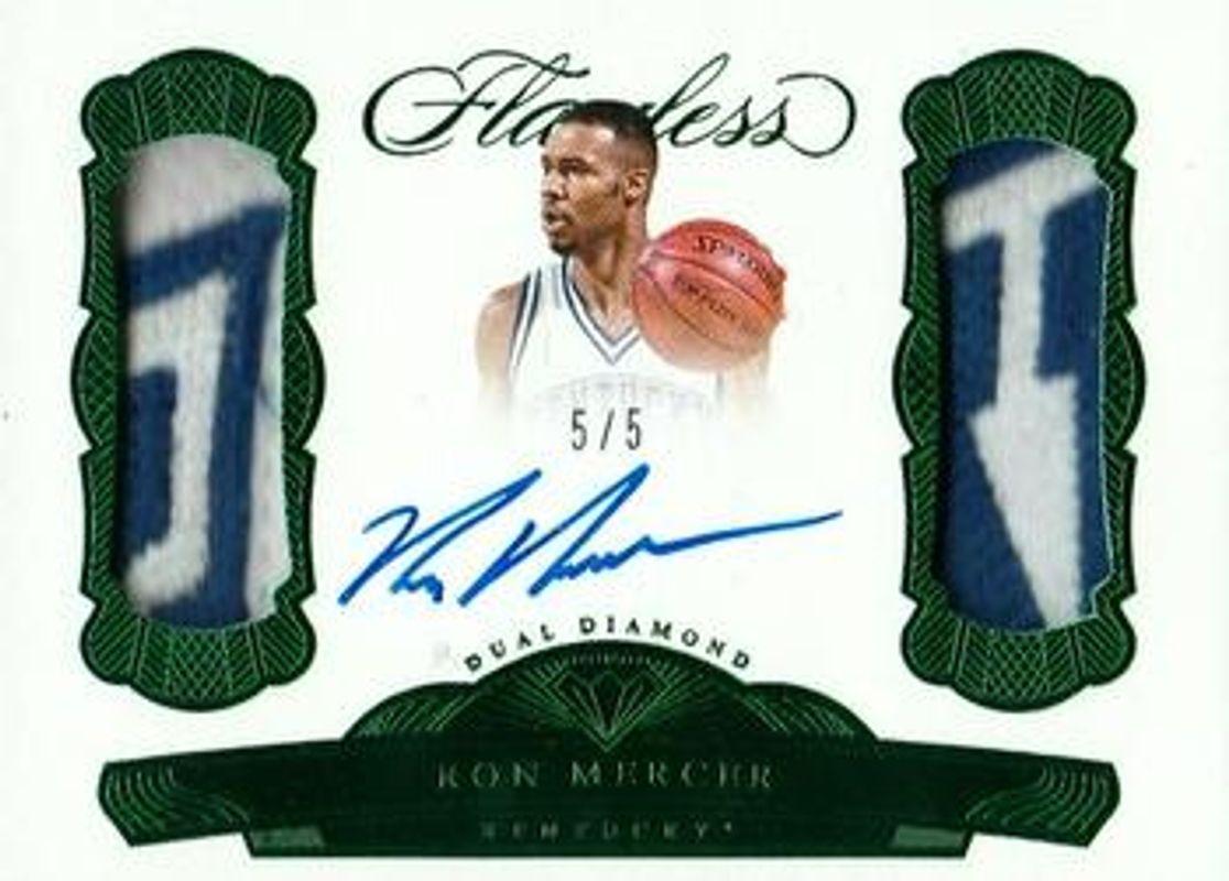 2017 Flawless Collegiate #DDM-RM Dual Diamond Memorabilia Autographs - Emerald /5