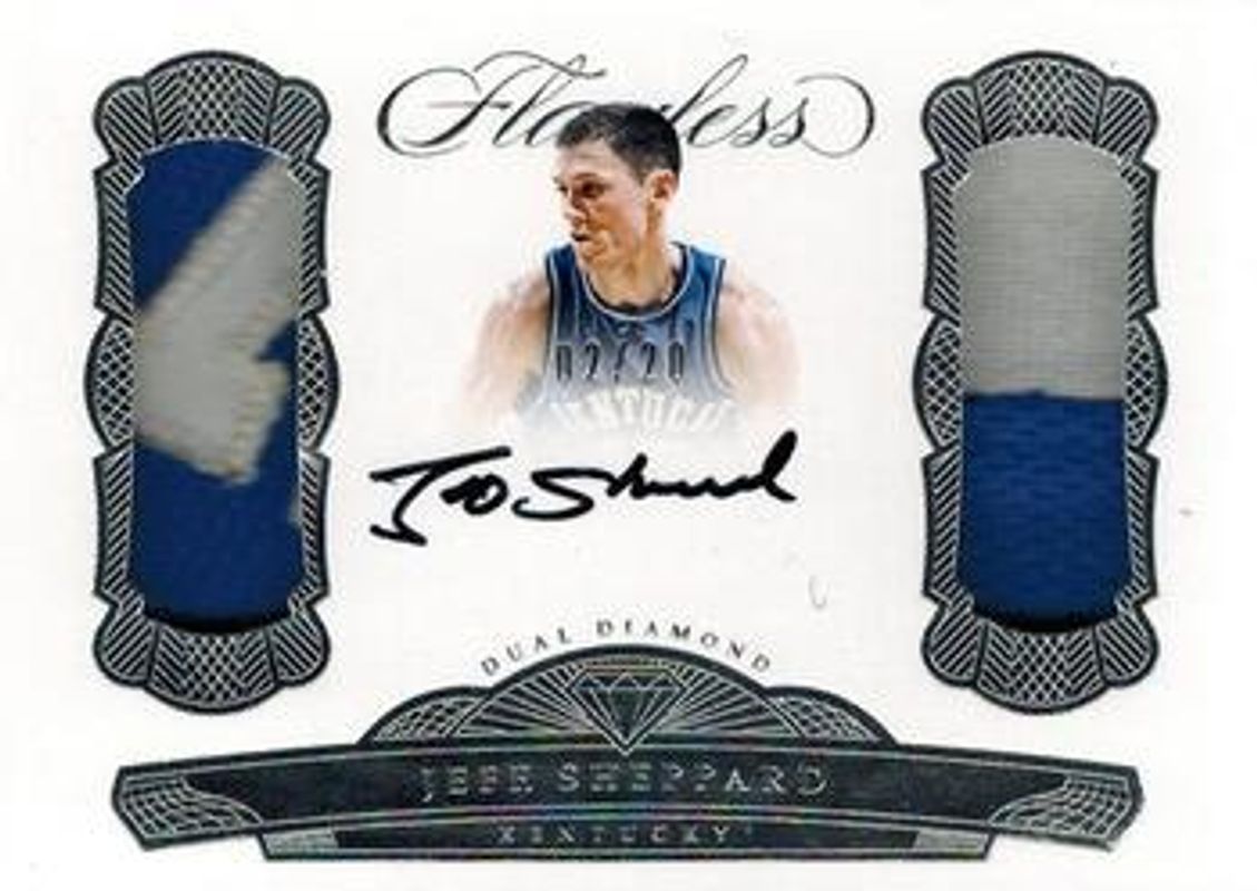 2017 Flawless Collegiate #DDM-JS Dual Diamond Memorabilia Autographs - Silver /20