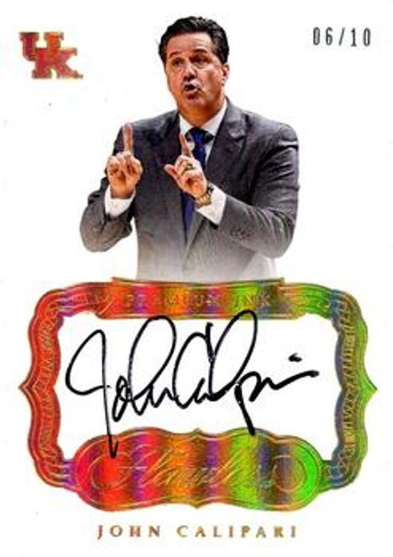 2017 Flawless Collegiate #PI-JC Premium Ink - Gold /10