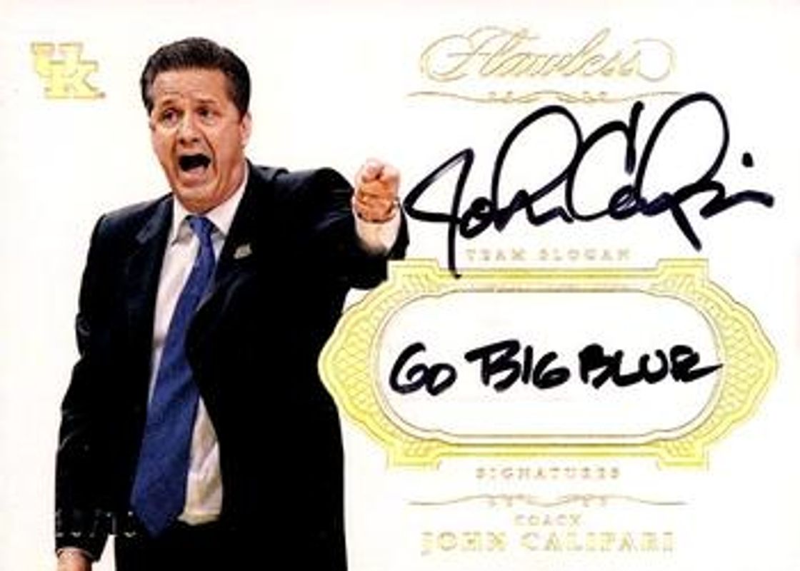 2017 Flawless Collegiate #TSS-JC Flawless Team Slogan Signatures - Gold /10
