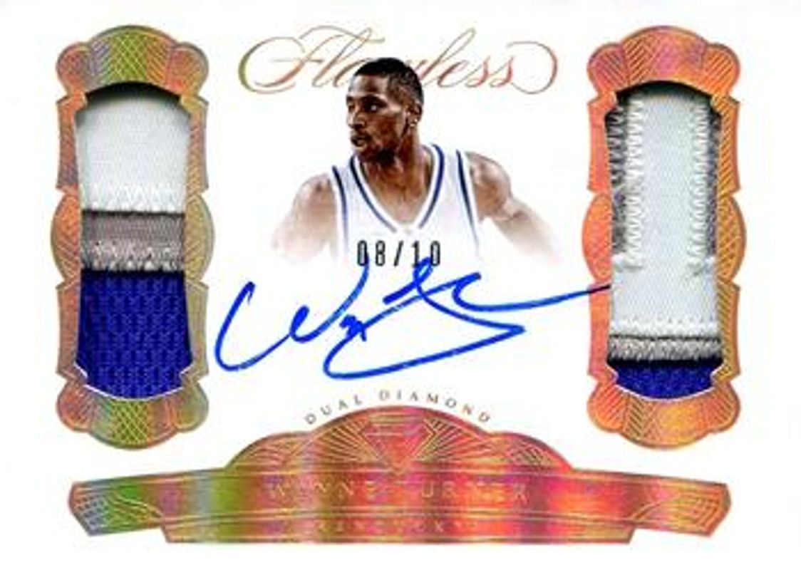 2017 Flawless Collegiate #DDM-WT Dual Diamond Memorabilia Autographs - Gold /10