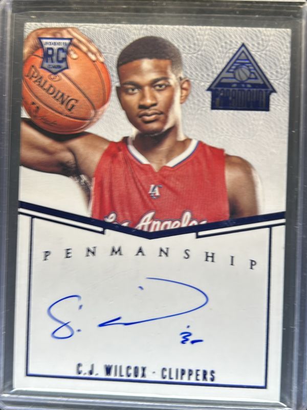 2014 Paramount #PR-CJW Penmanship Rookie Autographs - Blue /49