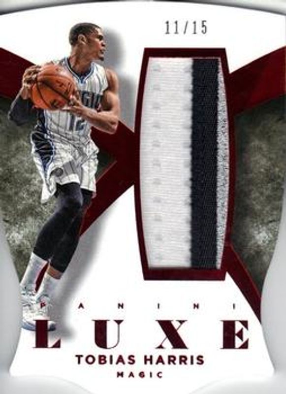 2014 Luxe #11 Memorabilia Die Cuts Prime - Red /15