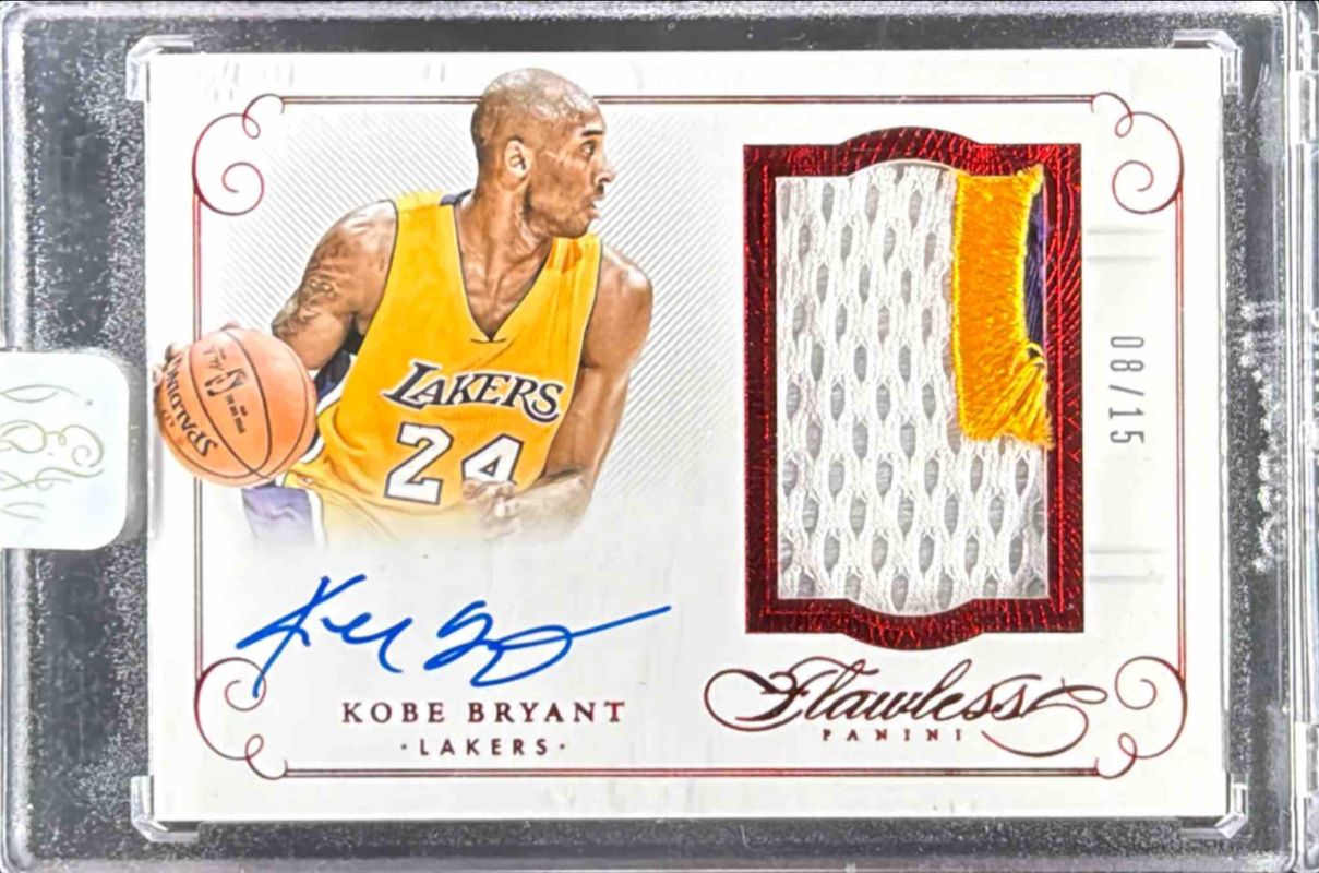 Kobe Bryant 2014 Flawless #PA-KB Patch Autographs - Ruby /15 Price