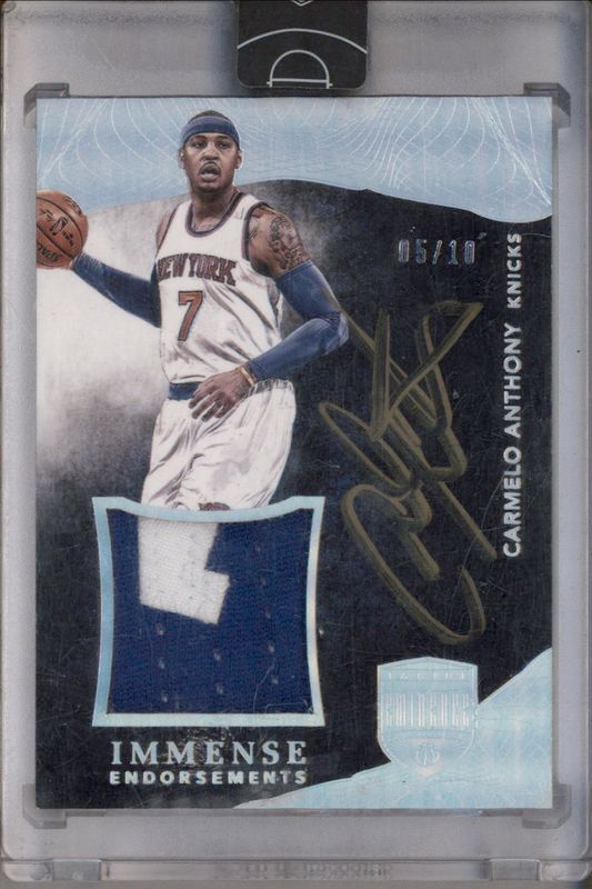 Carmelo Anthony 2014 Eminence #IEP-CA Immense Endorsements Patches