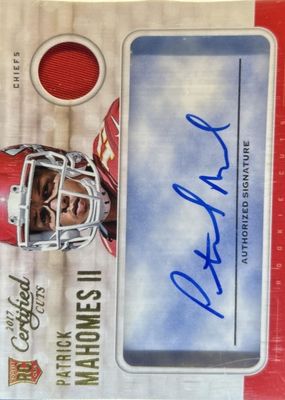 2017 Certified Cuts #204 Rookie Cuts Patch Autographs - Blue Ink /10