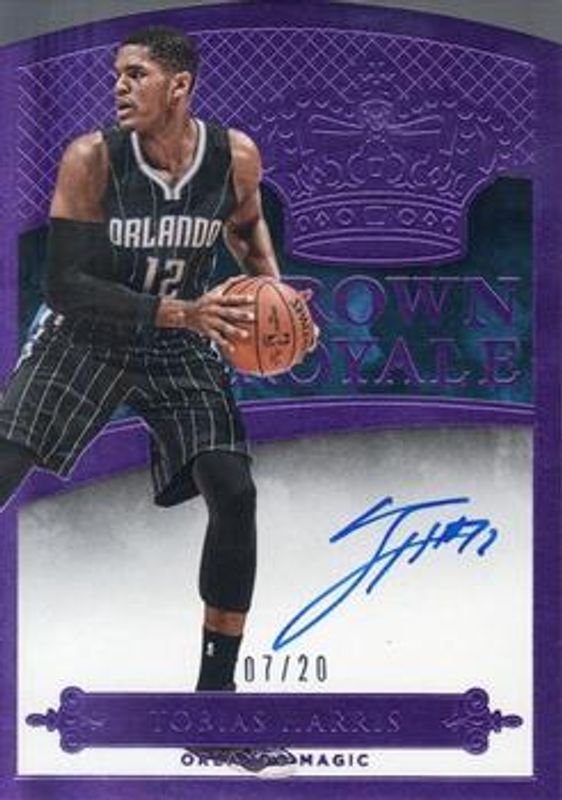 Tobias Harris 2014 Preferred #187 Purple /20 RAW