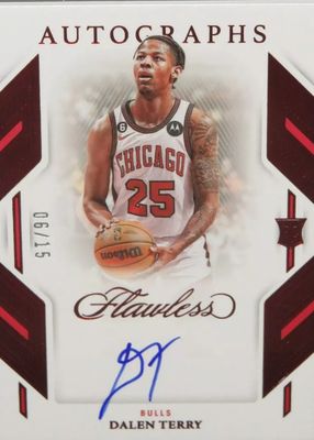 2022 Flawless #DA-DTY Distinguished Autographs - Ruby /15