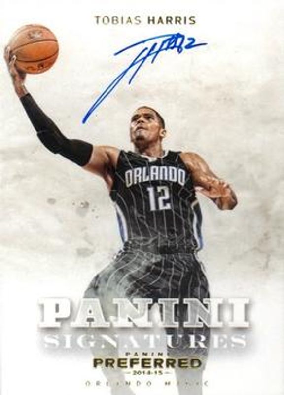 Tobias Harris 2014 Preferred #455 Gold /10 RAW