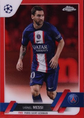 2022 Topps Chrome UEFA Club Competitions #1 Red Refractor /5