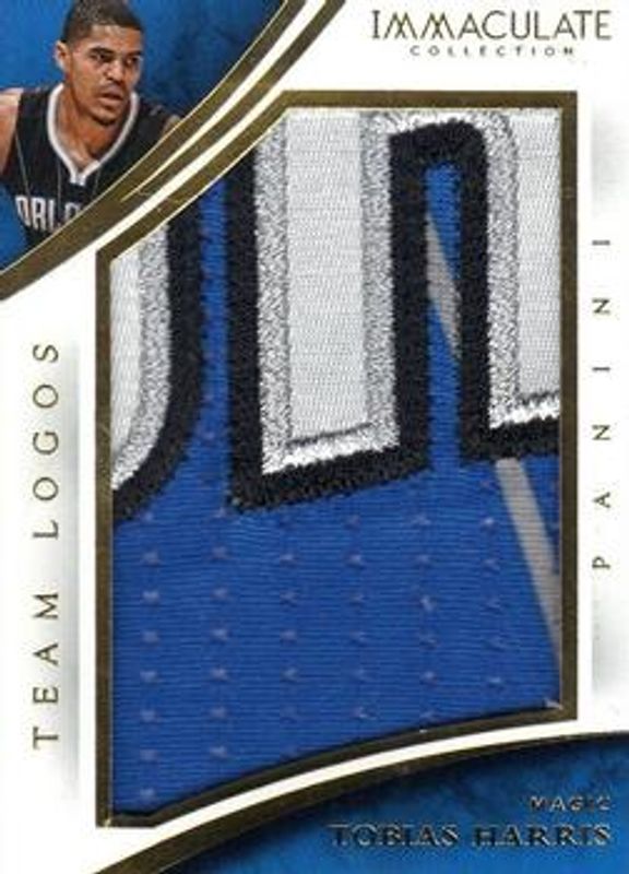 Tobias Harris 2014 Immaculate #66 Team Logos /9 RAW