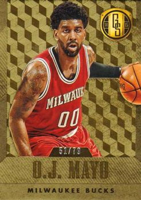 OJ Mayo 2014 Gold Standard #145 Gold /79 RAW