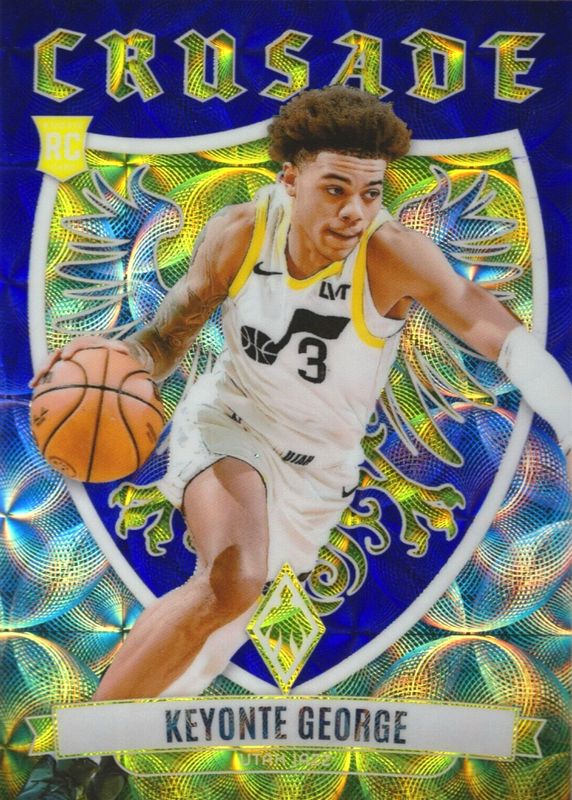 Keyonte George 2023 Phoenix #20 Crusade - International Blue /35 Rookie RAW